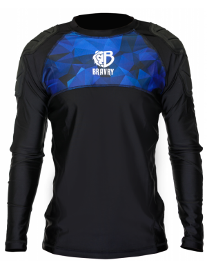 BRAVRY GOALIE PADDED UNDERSHIRT SILVER SKY