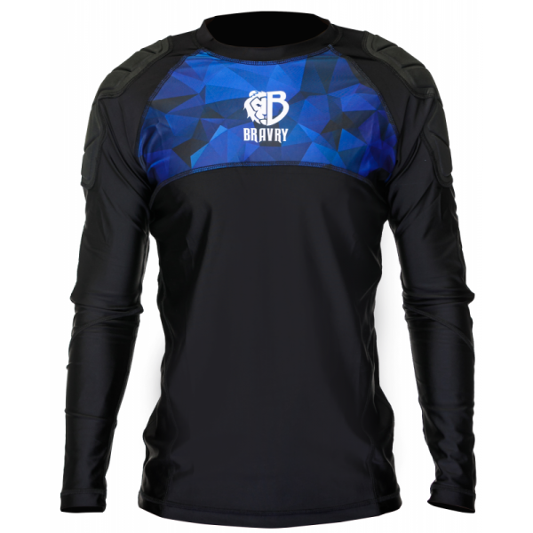 BRAVRY GOALIE PADDED UNDERSHIRT SILVER SKY